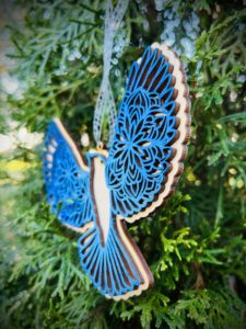 Peace Bird Mandala Ornament