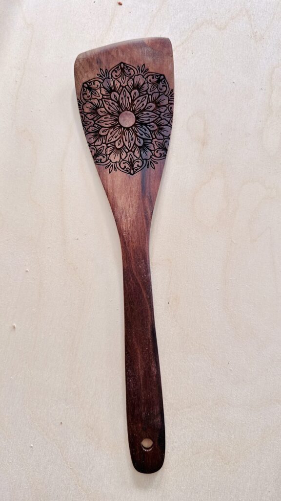 Etched Mixing Spoons