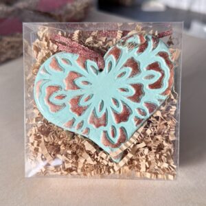 Clay Heart Ornaments