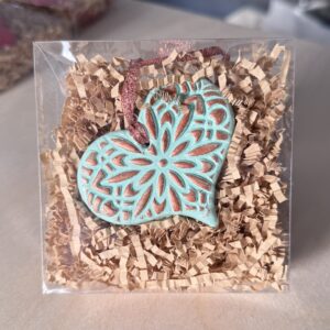 Clay Heart Ornaments